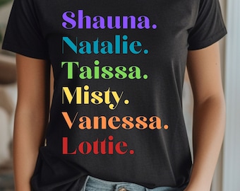 YellowJackets Tshirts, Shauna Natalie Taissa Vanessa Misty Lottie, Yellowjackets Tshirts, Unisex, Wilderness Tshirts, Dad Gifts, Mom Gifts