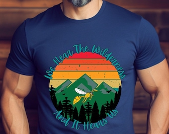 YellowJackets Shirt, We Hear The Wilderness And It Hears Us, 90s Tshirt, Unisex, Antler Queen Shirt, Wilderness Shirt, Woods Shirt, Mom Gift