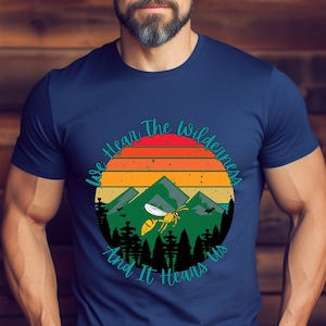 YellowJackets Shirt, We Hear The Wilderness And It Hears Us, 90s Tshirt, Unisex, Antler Queen Shirt, Wilderness Shirt, Woods Shirt, Mom Gift