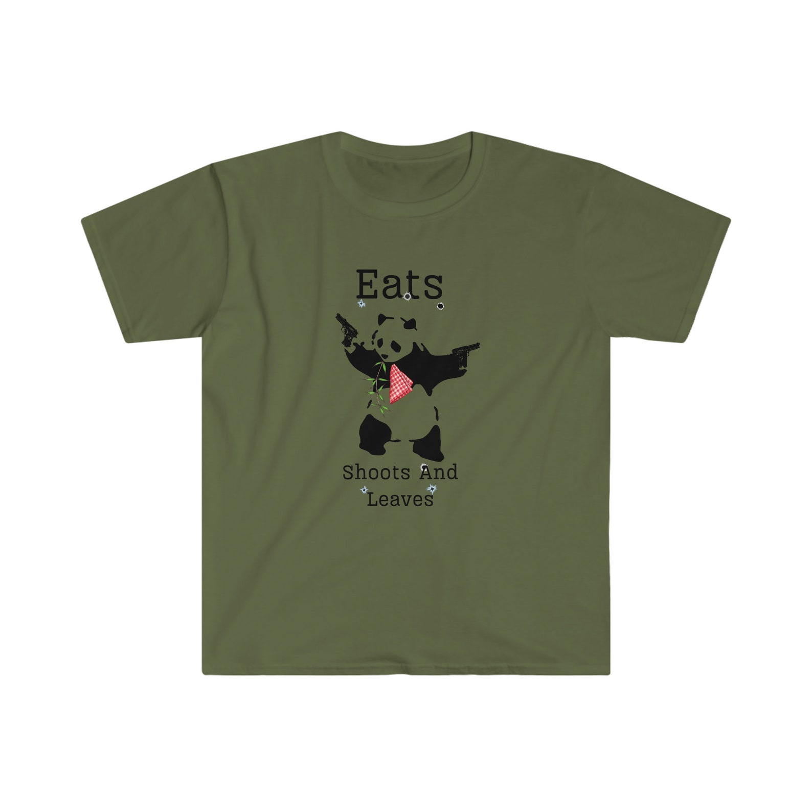 Eats Shoots and Leaves Tshirt, Panda Tshirt, Panda Shirt, Funny Panda