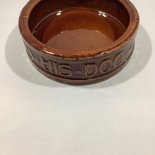 Shops Vintage McCoy dog dish