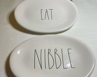 rae dunn appetizer plates