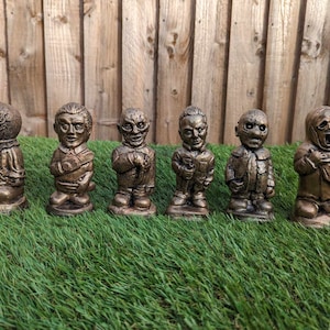 Halloween Horror Indoor/Outdoor Ornaments. Freddy, Jason, Michael, Ghostface, Sam and Deadite Ash-High Quality- Bronze: Free UK P&P!
