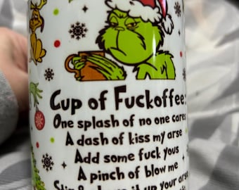 grinch cups grinch mugs Christmas mugs Christmas cups funny cups funny grinch mugs   hilarious mug