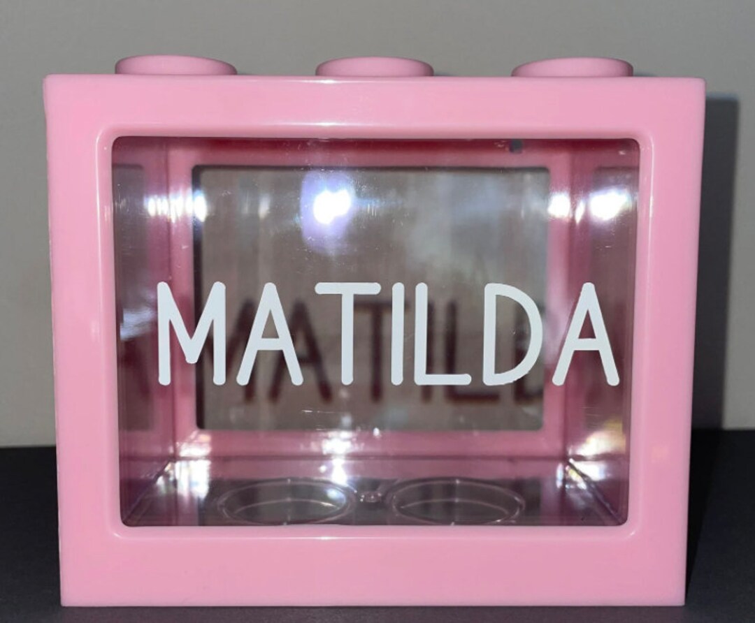 Personalised Lego Money Box Brick Money Box Childrens Piggy Etsy