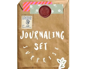 Mystery Set | Happy Mail | Blind Box | Scrapbook Journaling | Junk Journal | Snail Mail | Papier- und Sticker-Sets