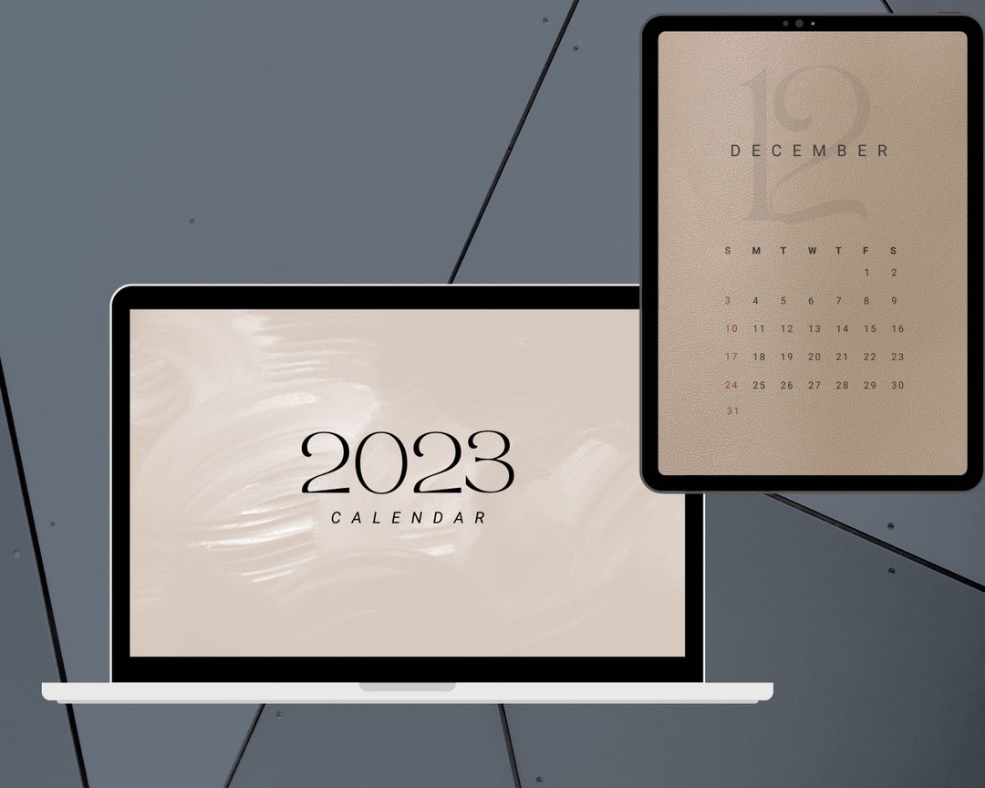 Desktop Wallpapers Calendar Macbook Wallpaper Calendar Ipad Etsy