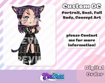 Retratos de anime personalizados / Encargos de personajes de anime personalizados / Personajes de anime o manga personalizados / Arte de anime original / Fanart / OC / Avatar / PFP
