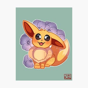 Normale Starter - Gen 1 - Eevee Print