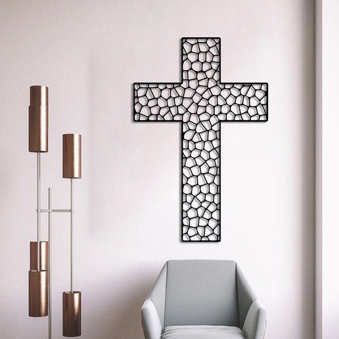 Cross Wall Decor Cross Wall Art Sanctuary Cross Church Wall Etsy
