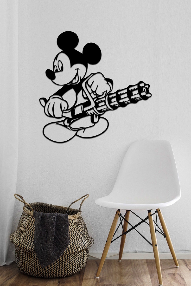 Mickey Mouse Metal Wall Decor Metal Wall Art Metal Artwork - Etsy