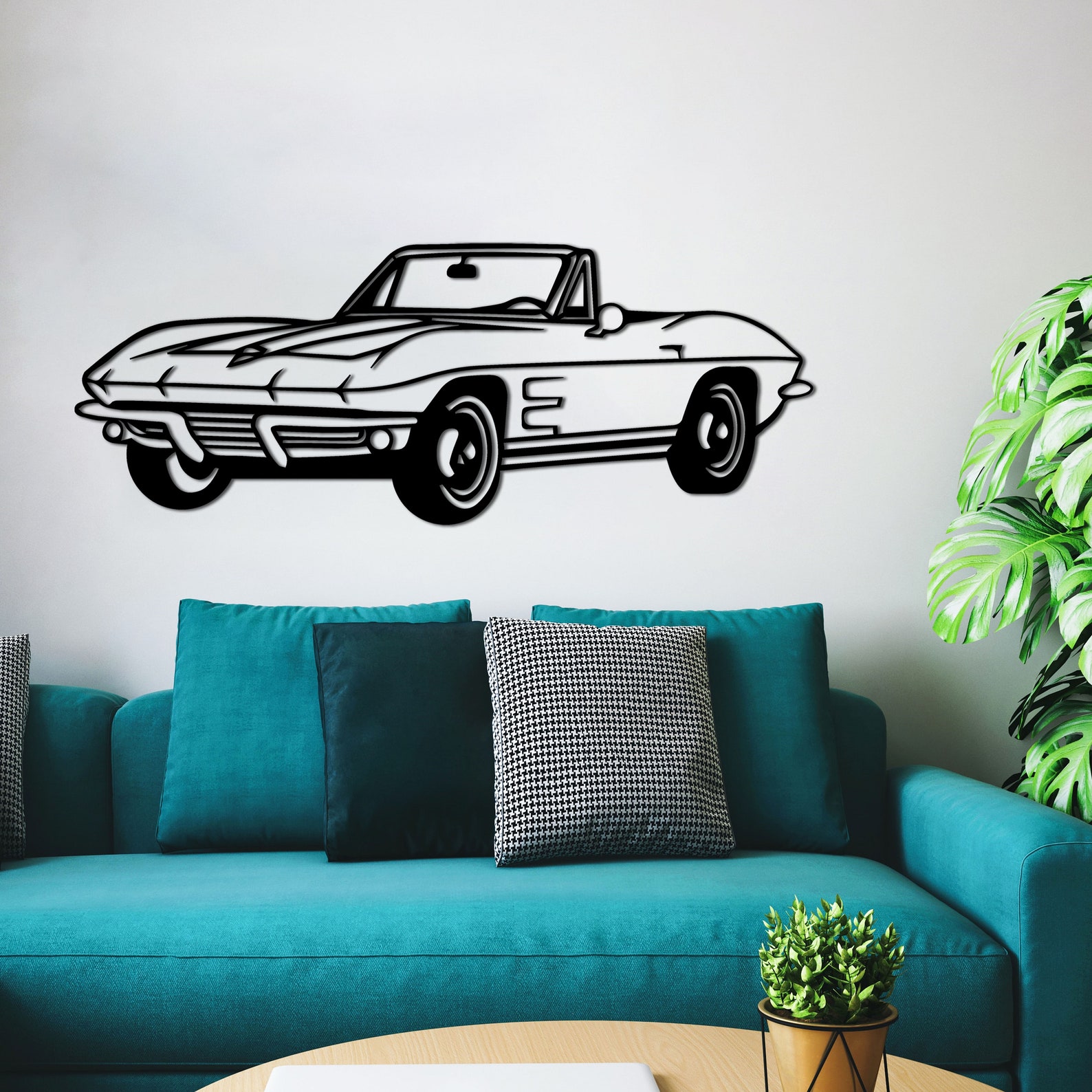 Classic Car Metal Wall Decor Metal Wall Art Metal Artwork - Etsy