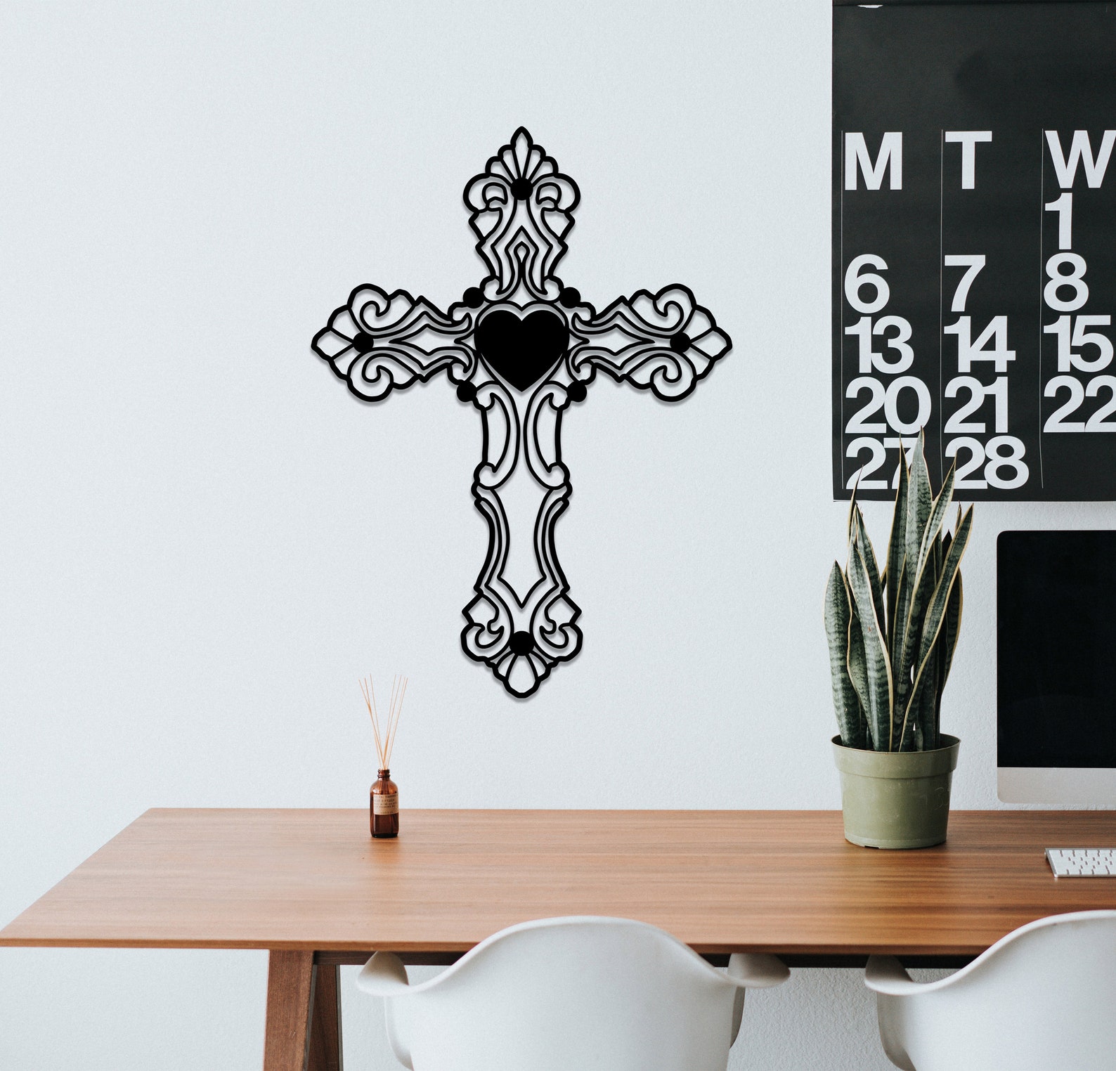 Christian Cross Wall Art Metal Wall Decor 3D Faith Gift Etsy