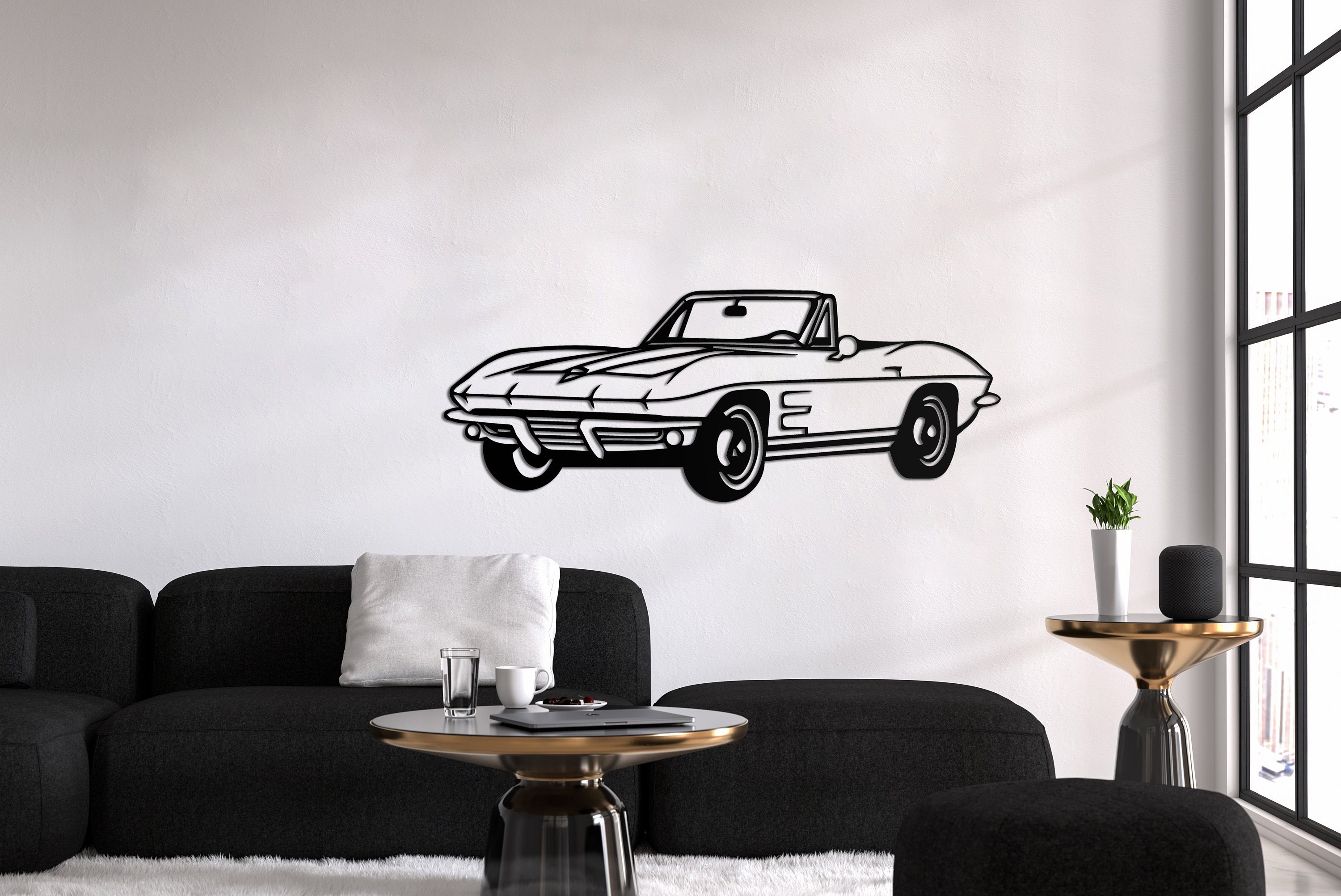 Classic Car Metal Wall Decor Metal Wall Art Metal Artwork - Etsy