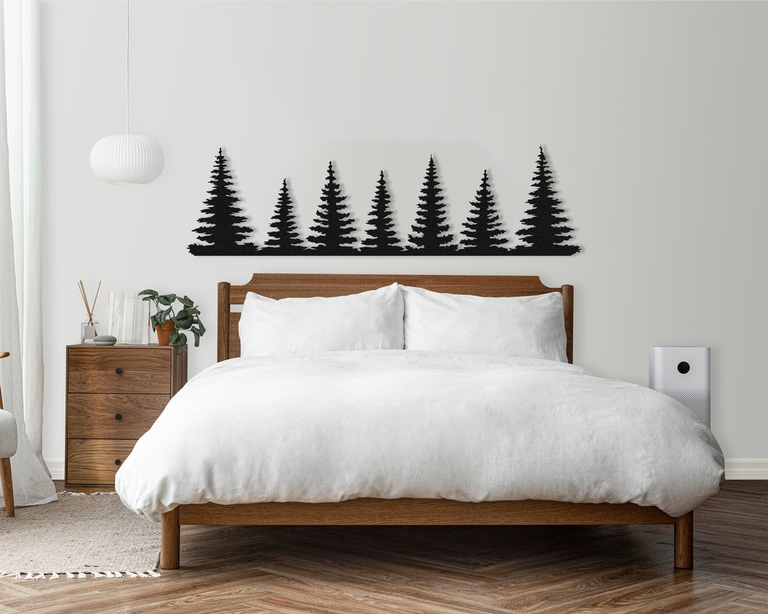 Vertical Metal Wall Art, Tree Metal Wall Decor, Tree Sign, Metal Wall