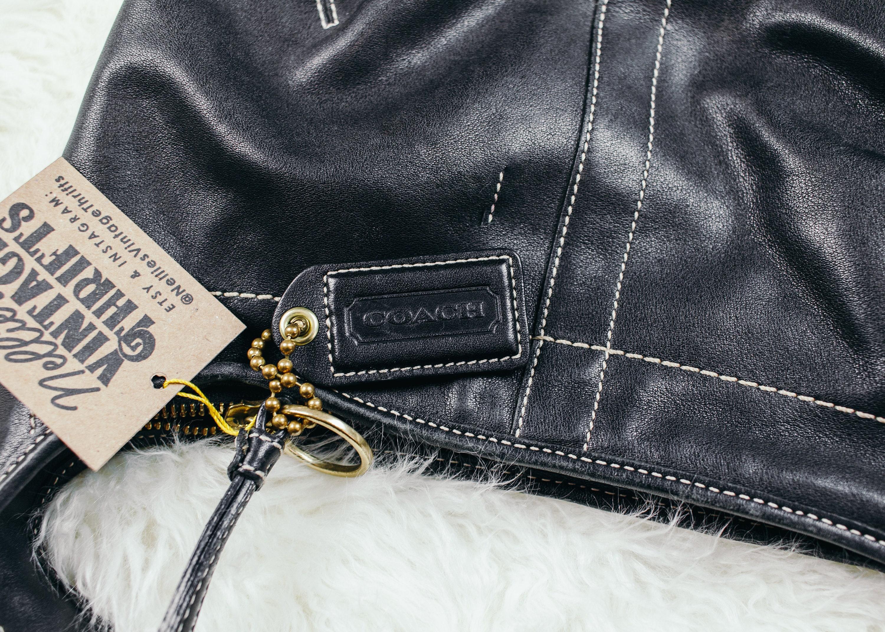 black y2k purse