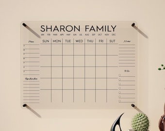 Acrylic Calendar