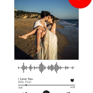Benutzerdefinierte Acryl-Song-Plakette, Vatertagsgeschenk, personalisierte Song-Plakette, Spotify-Musik-Plakette, benutzerdefinierte