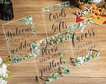 Acrylic Wedding Signs