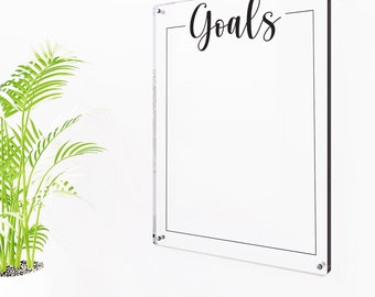 Dry Erase Acrylic Board
