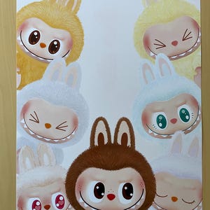 Labubu Popmart poster version 1