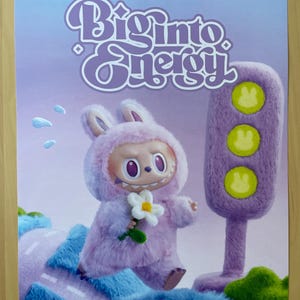 Labubu Popmart series 3 Big into energy poster