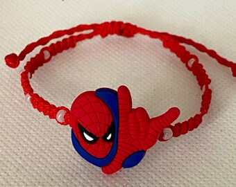 Spider Man Bracelet Etsy Spider Man Bracelet Etsy