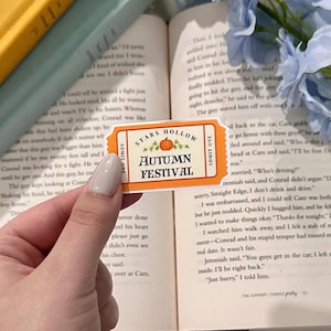 Gilmore Girls Aufkleber | Sterne hohlen Herbst Festival Ticket Aufkleber | TV-Show inspiriert | Kindle Sticker | Bücherwurm Aufkleber |