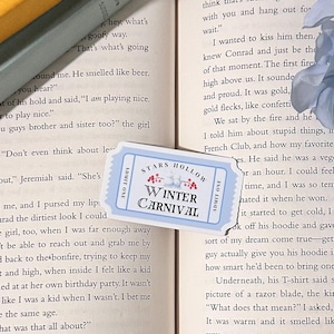 Gilmore Girls Aufkleber | Sterne hohl Winter Karneval Ticket Aufkleber | TV-Show inspiriert | Kindle Sticker | Bücherwurm Aufkleber |