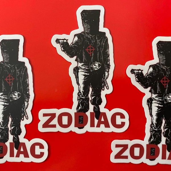 this is The Zodiac speaking... Cut Vinyl Sticker! Huge 4 Inches! (FREE USA SHIPPING)