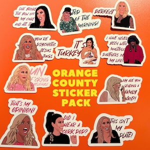 Real Housewives of Orange County 11 Sticker pack