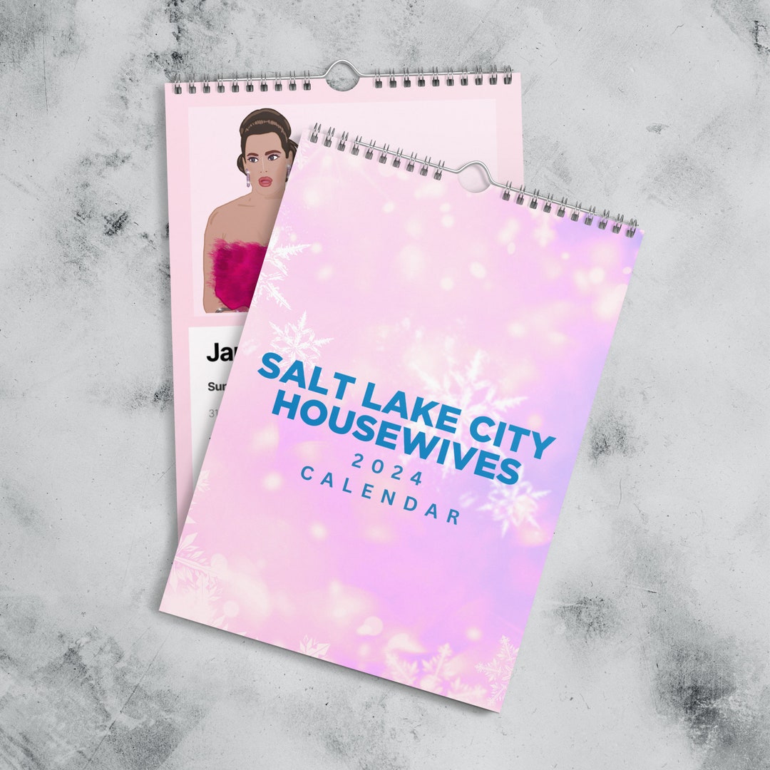 Calendario 2024 Amas de casa de Salt Lake City Calendario de Etsy España