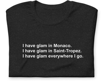 Lisa Barlow Glam T-shirt uniseks Real Housewives of Salt Lake City