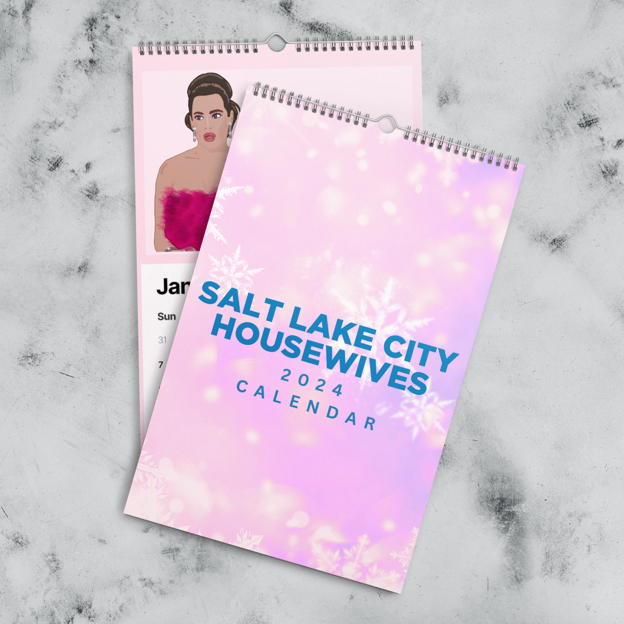 2024 Calendar Salt Lake City Housewives Wall Calendar 2024 Etsy Court Calendar Salt Lake City
