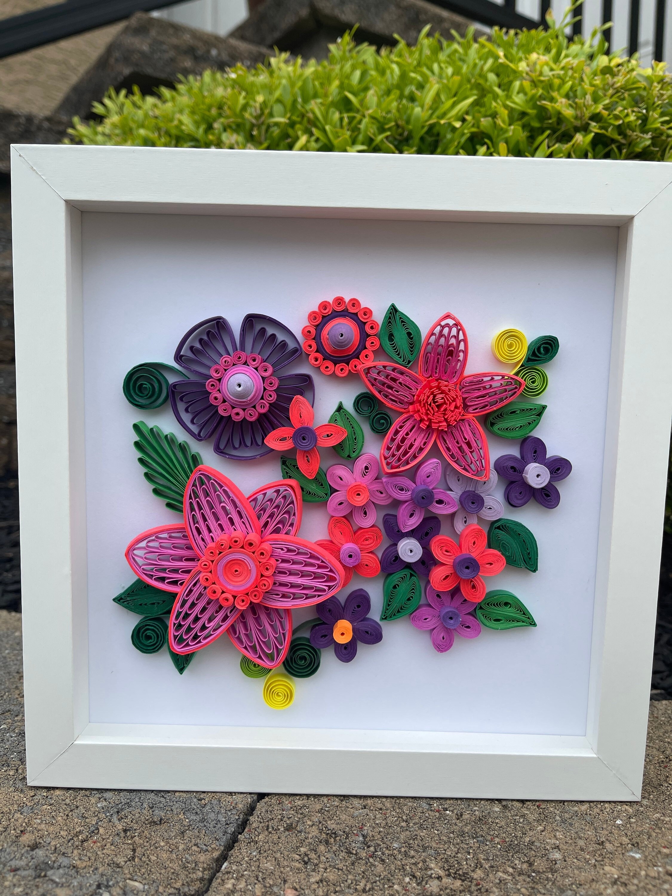 Paper Quilled Flower - Quilling Art - Quilling Art Wall Decor-abstract ...