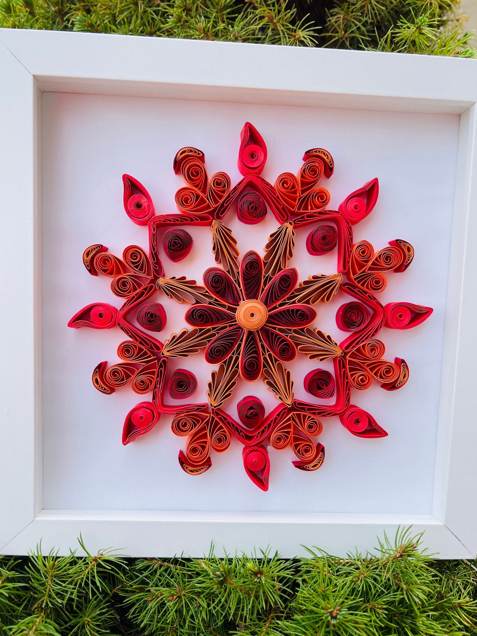 Quilling Art Quilling Wall Art Framed Quilling Art Paper Etsy