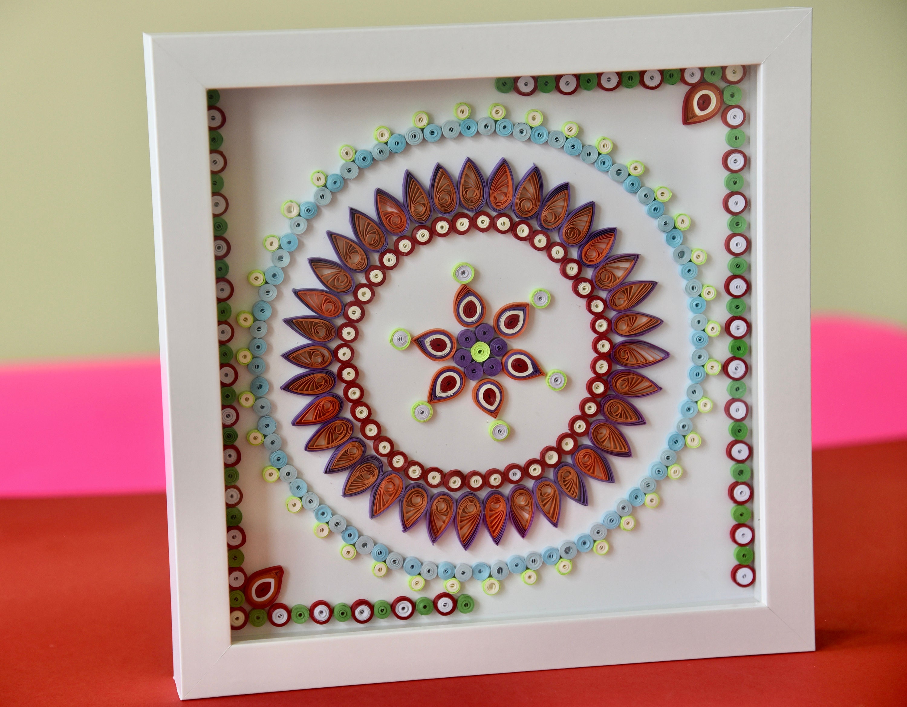 Quilling Art Wall Decor Quilling Wall Art Paper Quilling Etsy UK