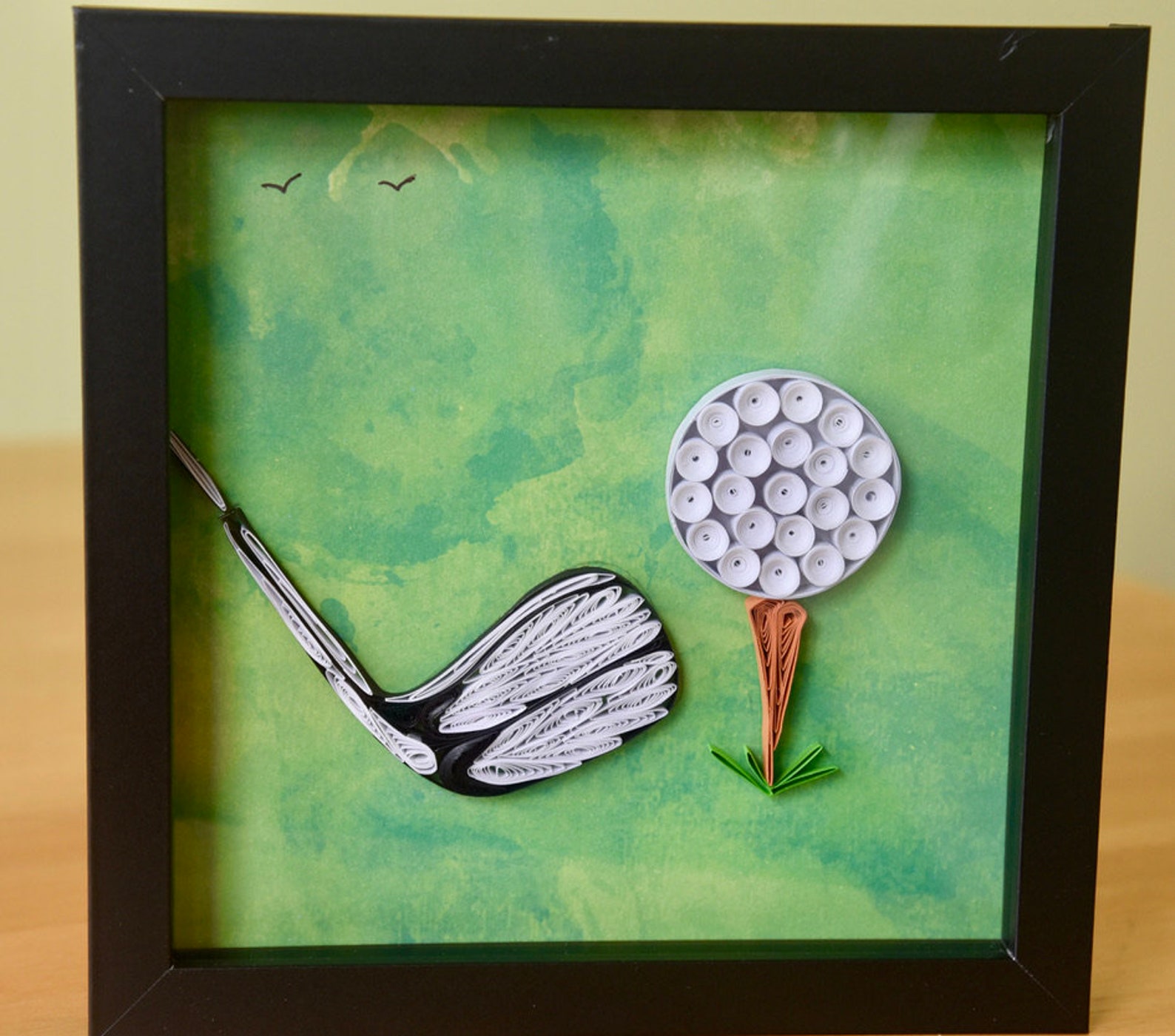 Quilling Art Paper quilling gifts Golf Lovers Gift Etsy