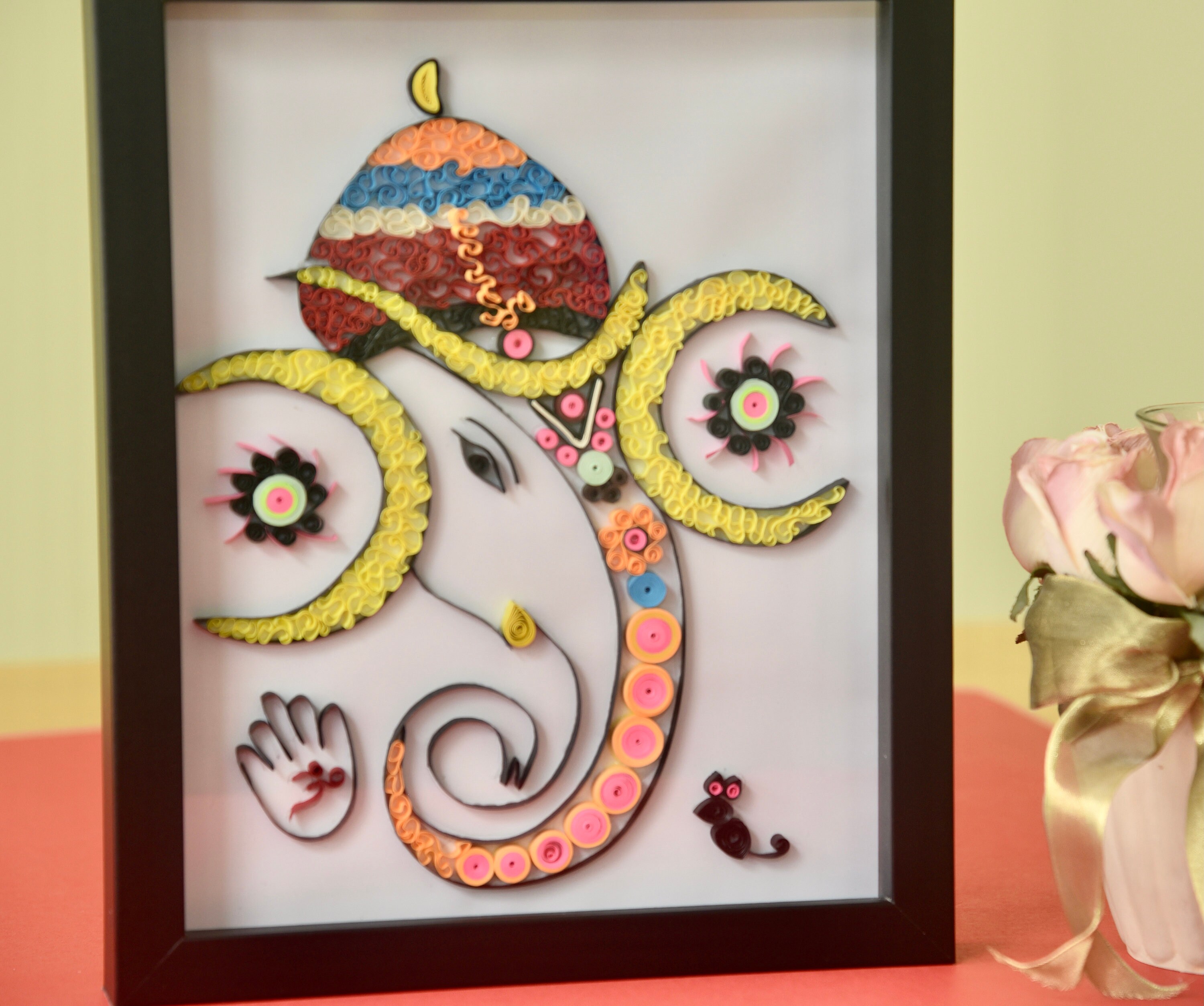 Framed Quilling Art Quilling Wall Art Handmade Quilling Etsy Ireland