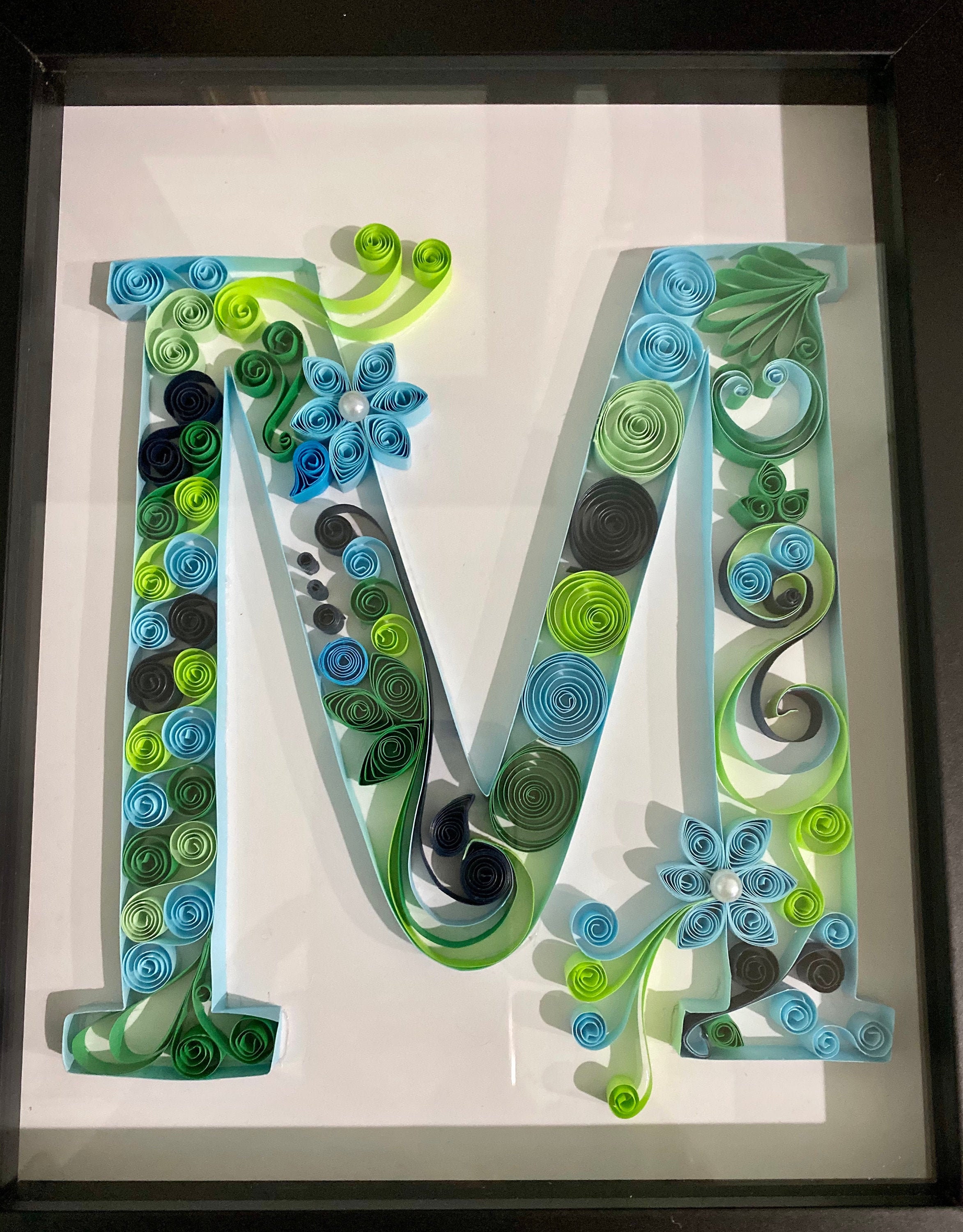 Paper Quilling Wall Art Framed Quilling Art Wall Decor Etsy