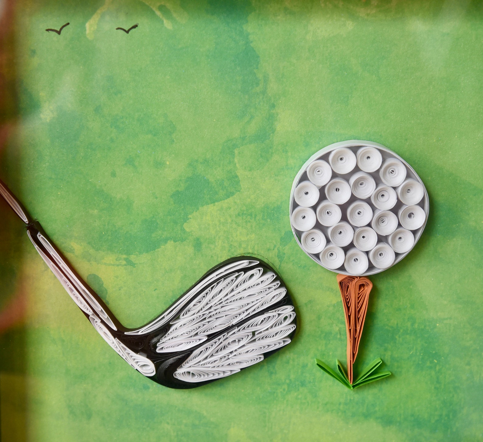 Quilling Art Paper quilling gifts Golf Lovers Gift Etsy