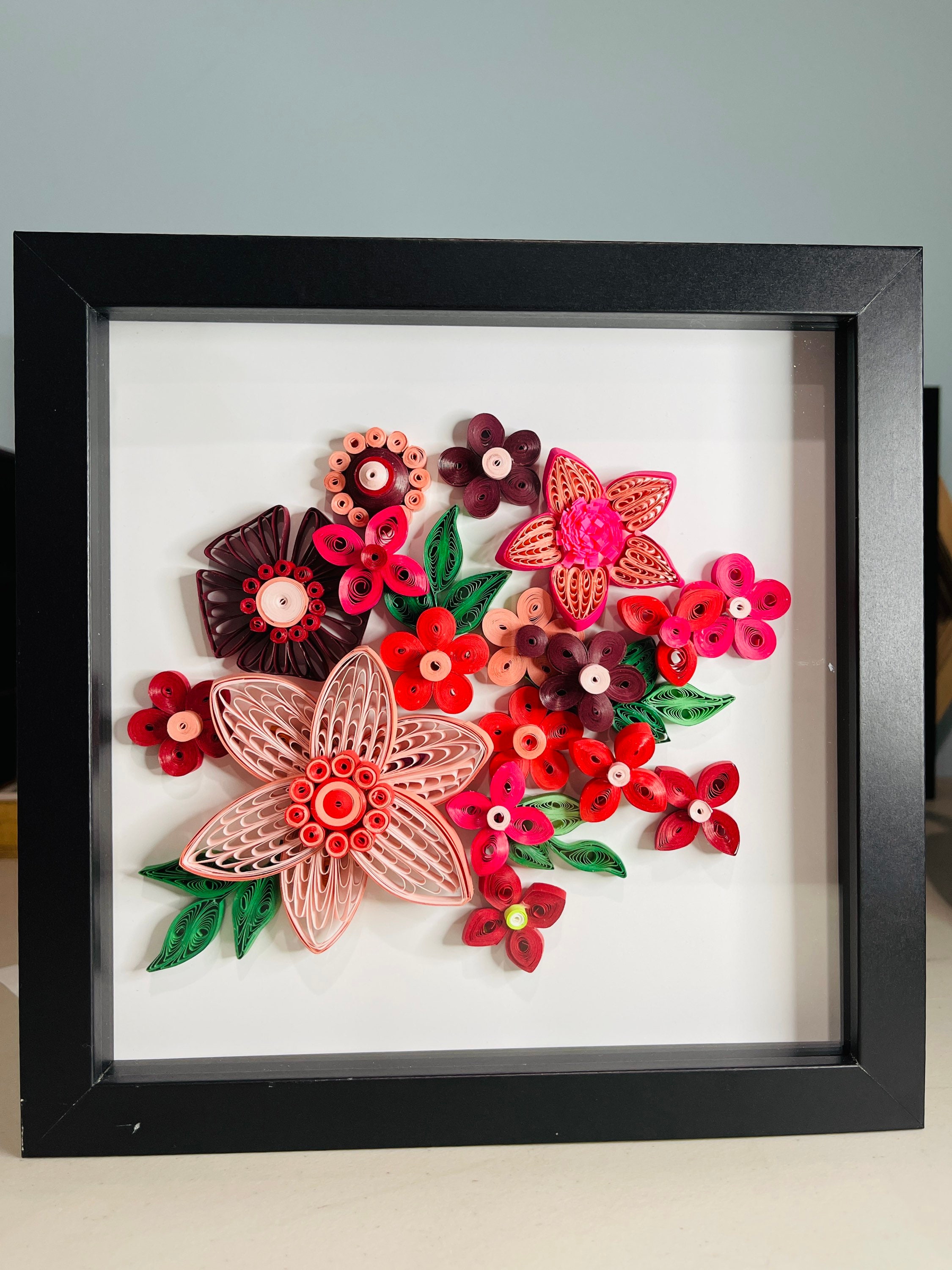 Paper Quilled Flower - Quilling Art - Quilling Art Wall Decor-abstract ...