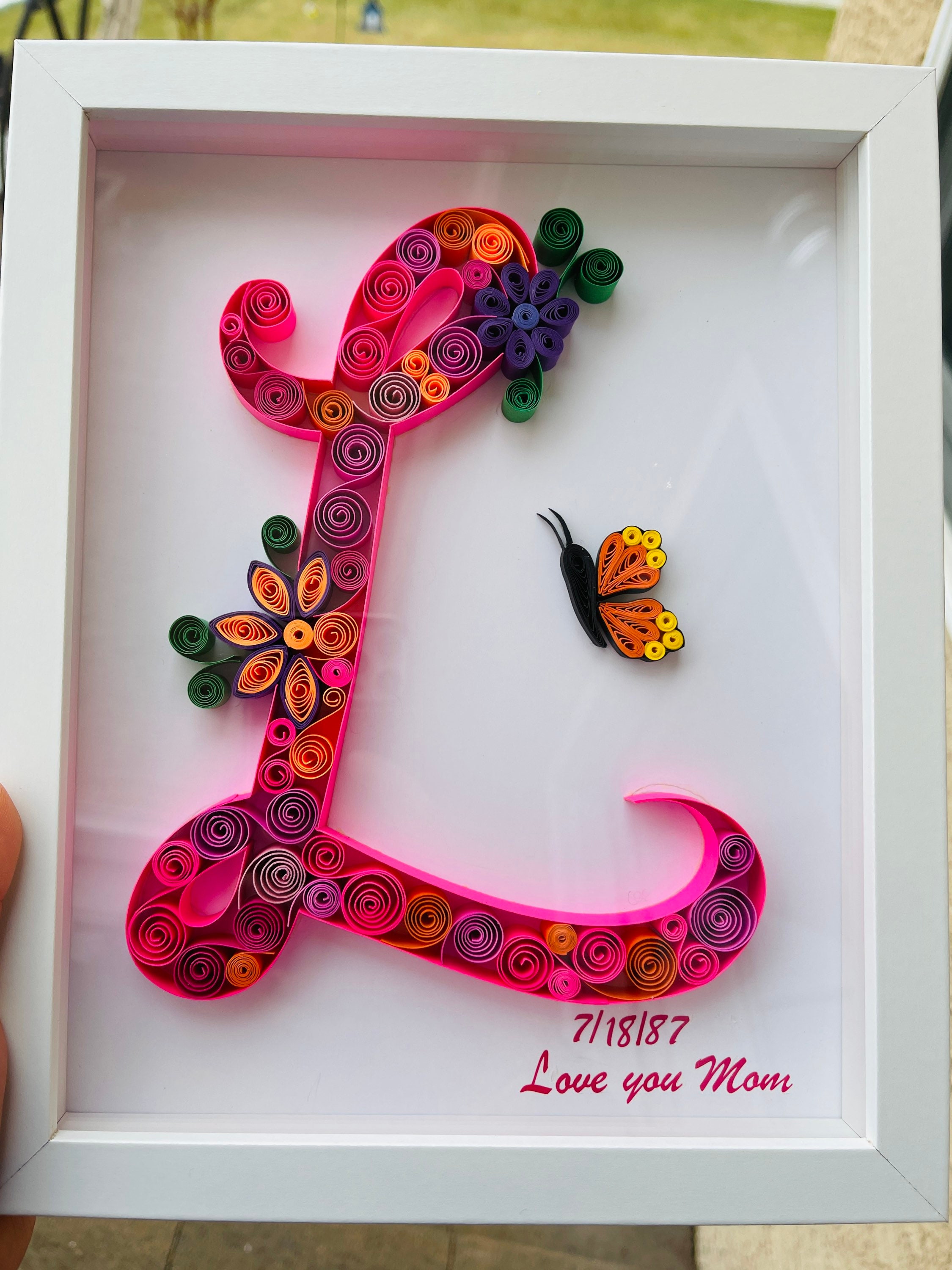 Paper Quilling Wall Art Framed Quilling Art Wall Decor Etsy UK