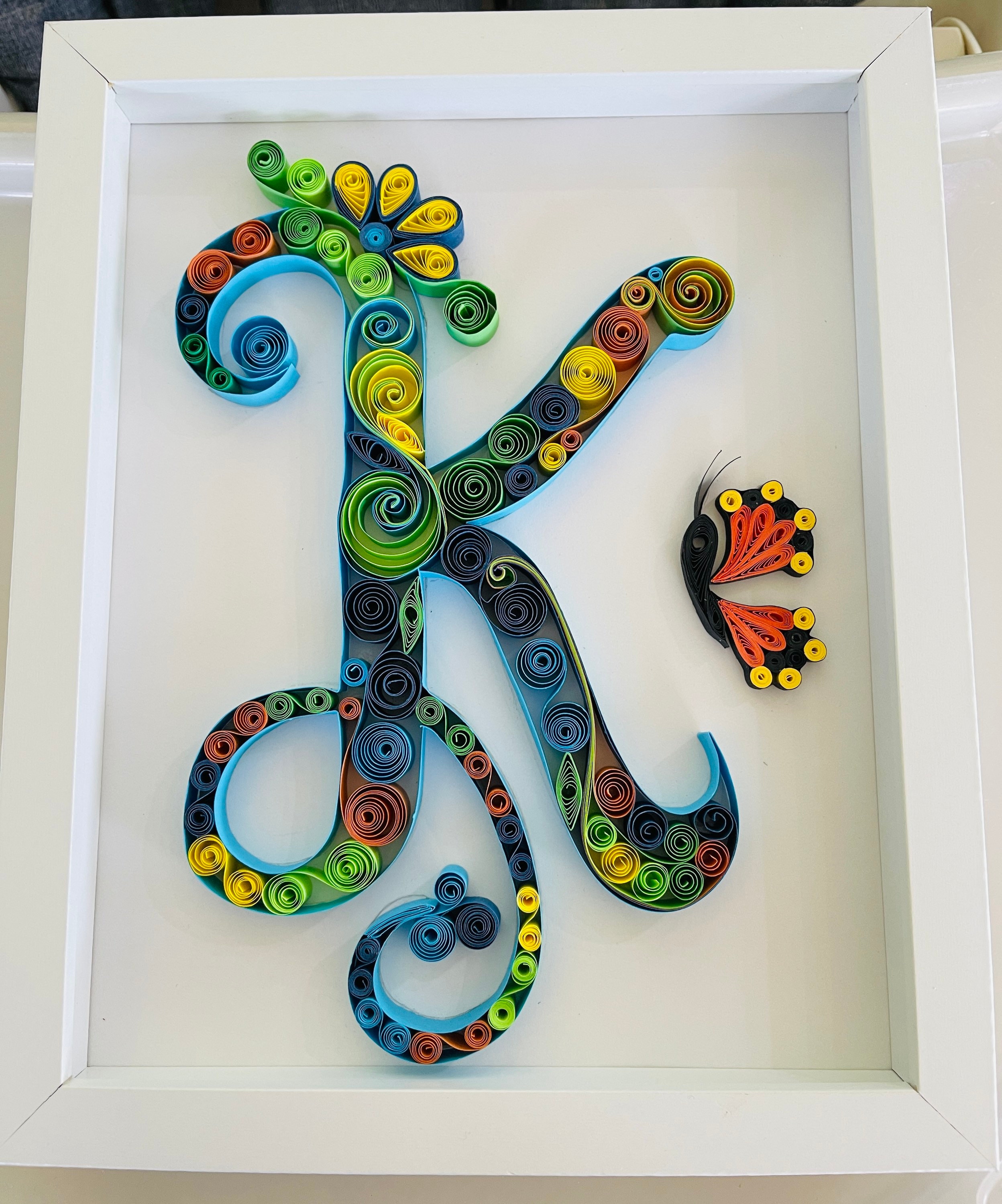 Paper Quilling Wall Art Framed Quilling Art Wall Decor Etsy India