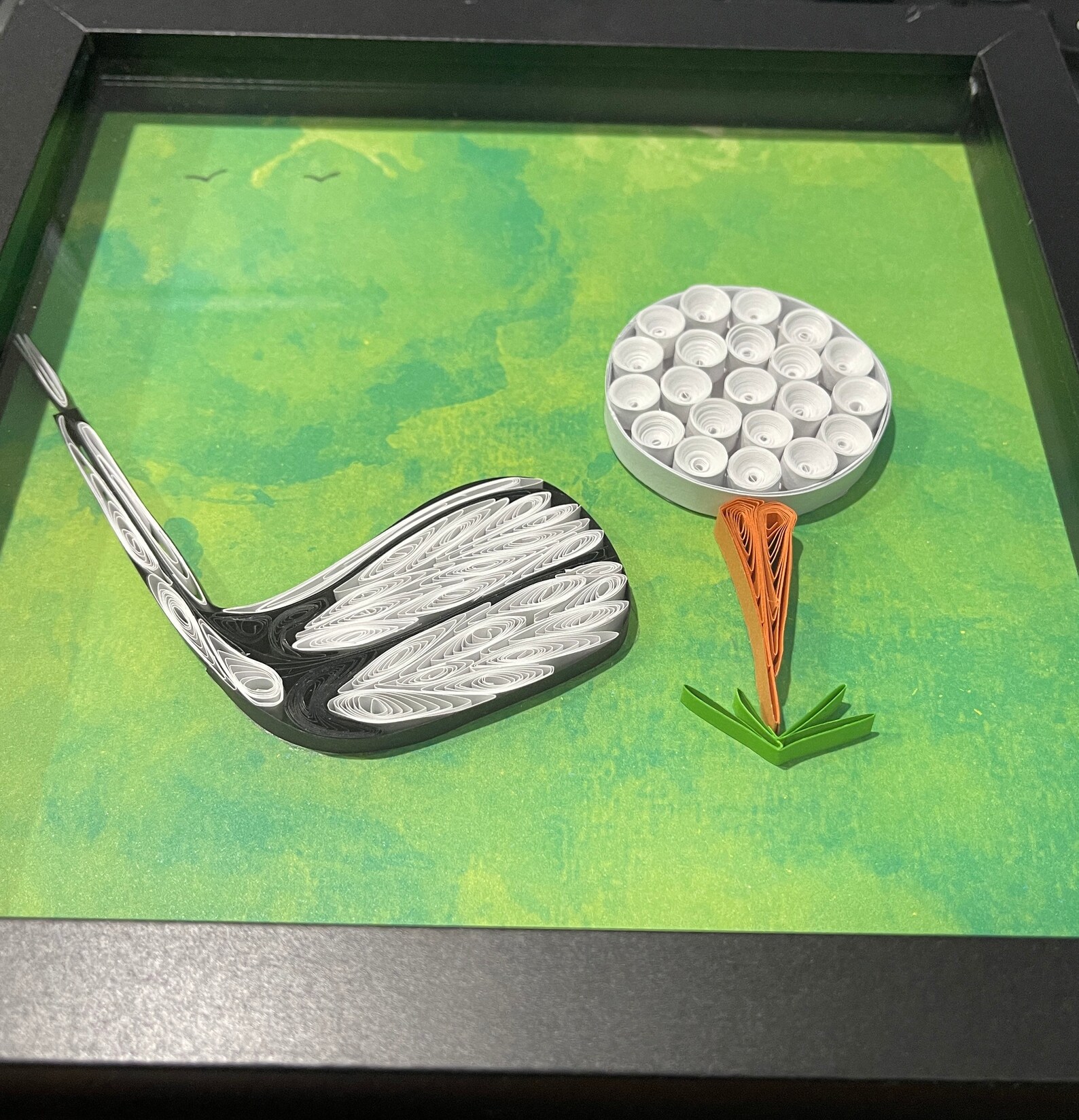 Quilling Art Paper quilling gifts Golf Lovers Gift Etsy