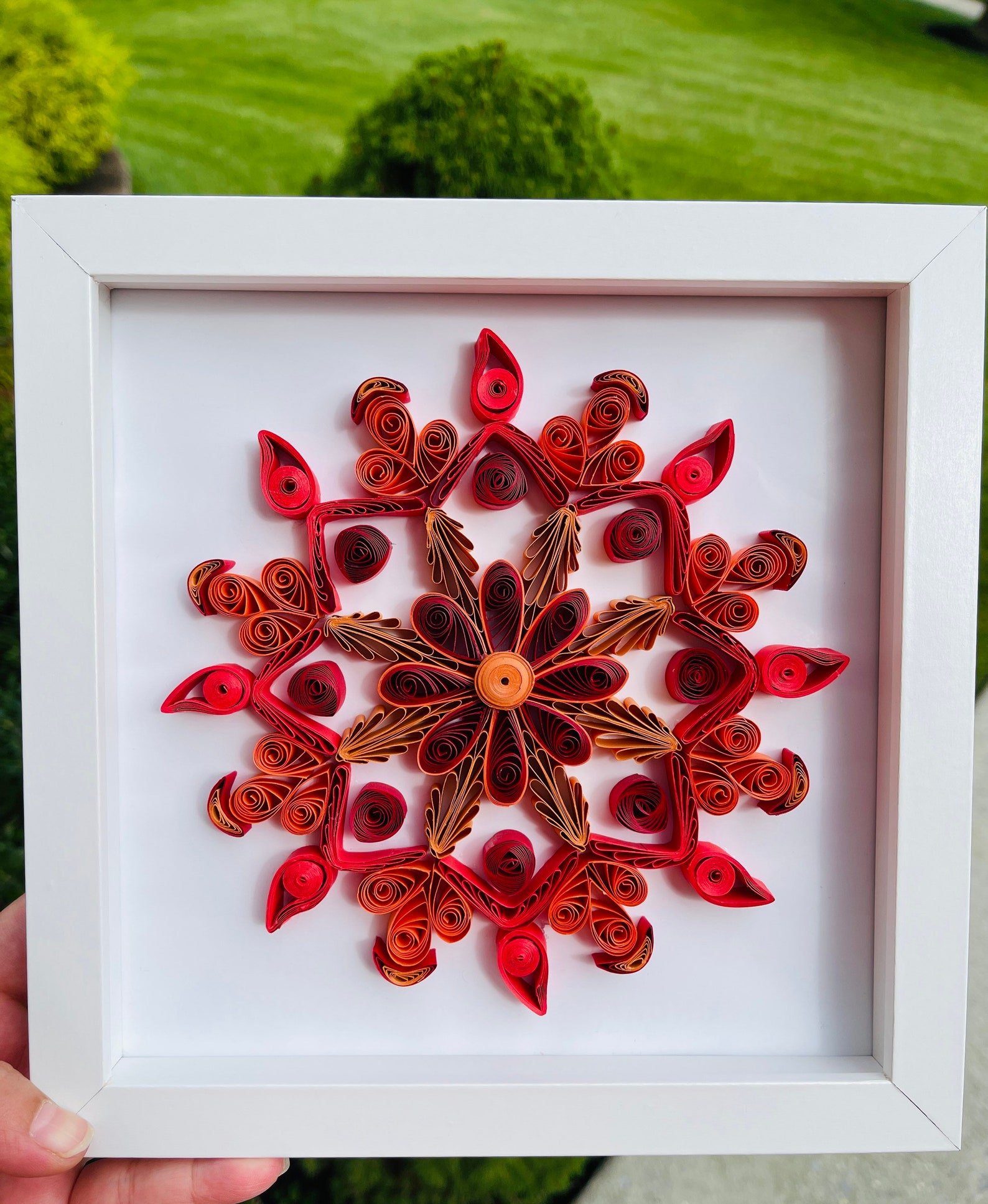 Quilling Art Quilling Wall Art Framed Quilling Art Paper Etsy