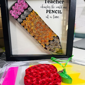 Personalized Teacher gift-Teachers shadow box- Teacher Appreciation Gift-Unique Teachers Gift