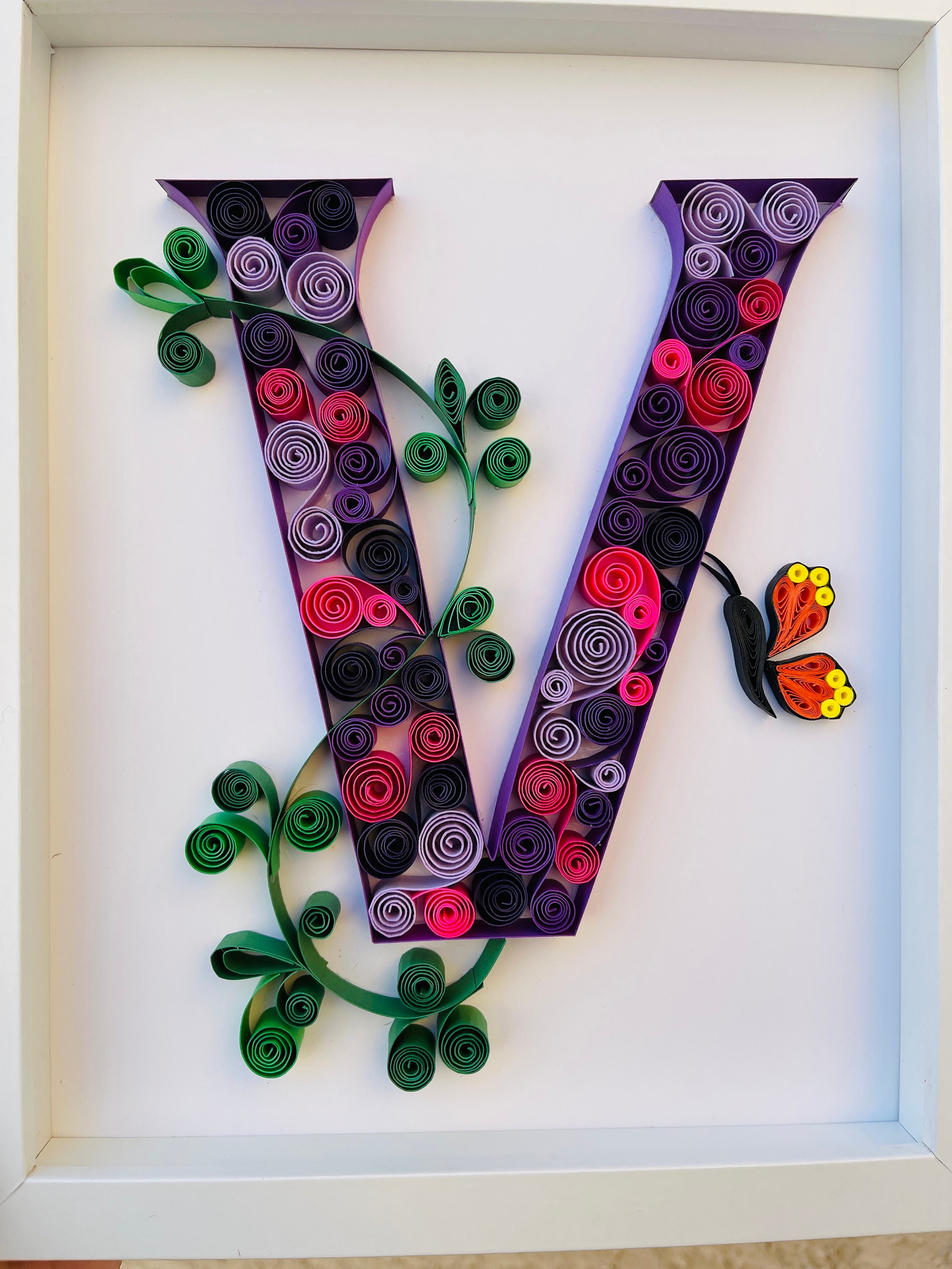 Paper Quilling Wall Art Framed Quilling Art Wall Decor Etsy UK