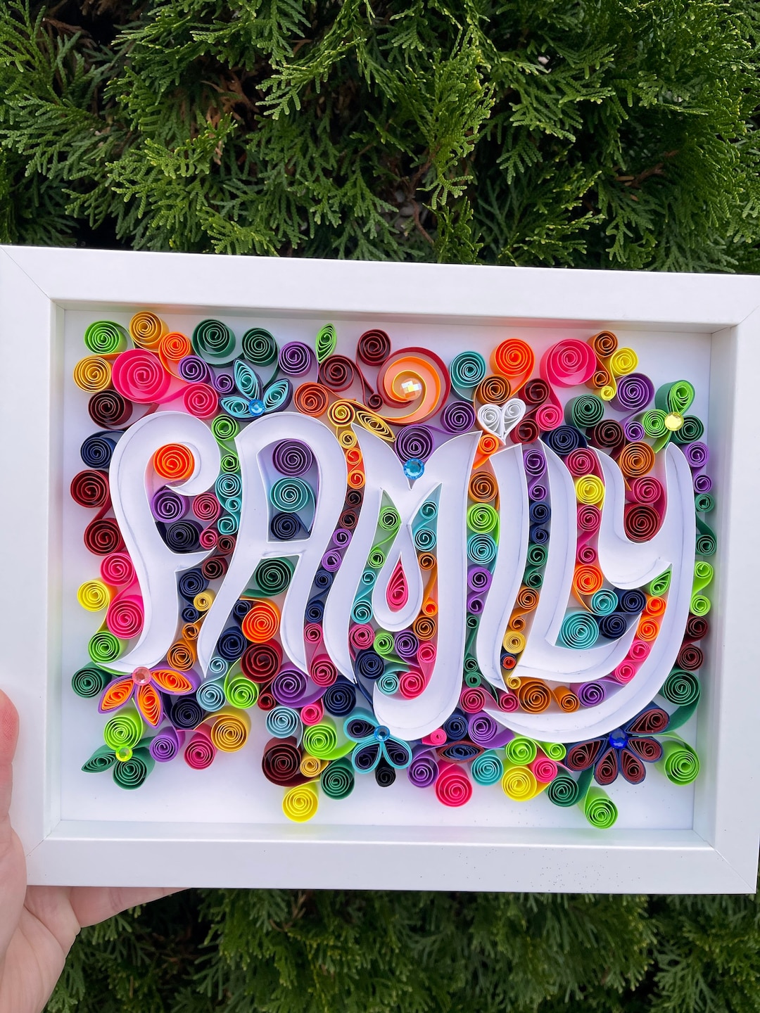 Paper Quilling Wall Art Paper Quilling Wall Decor Quilling Etsy