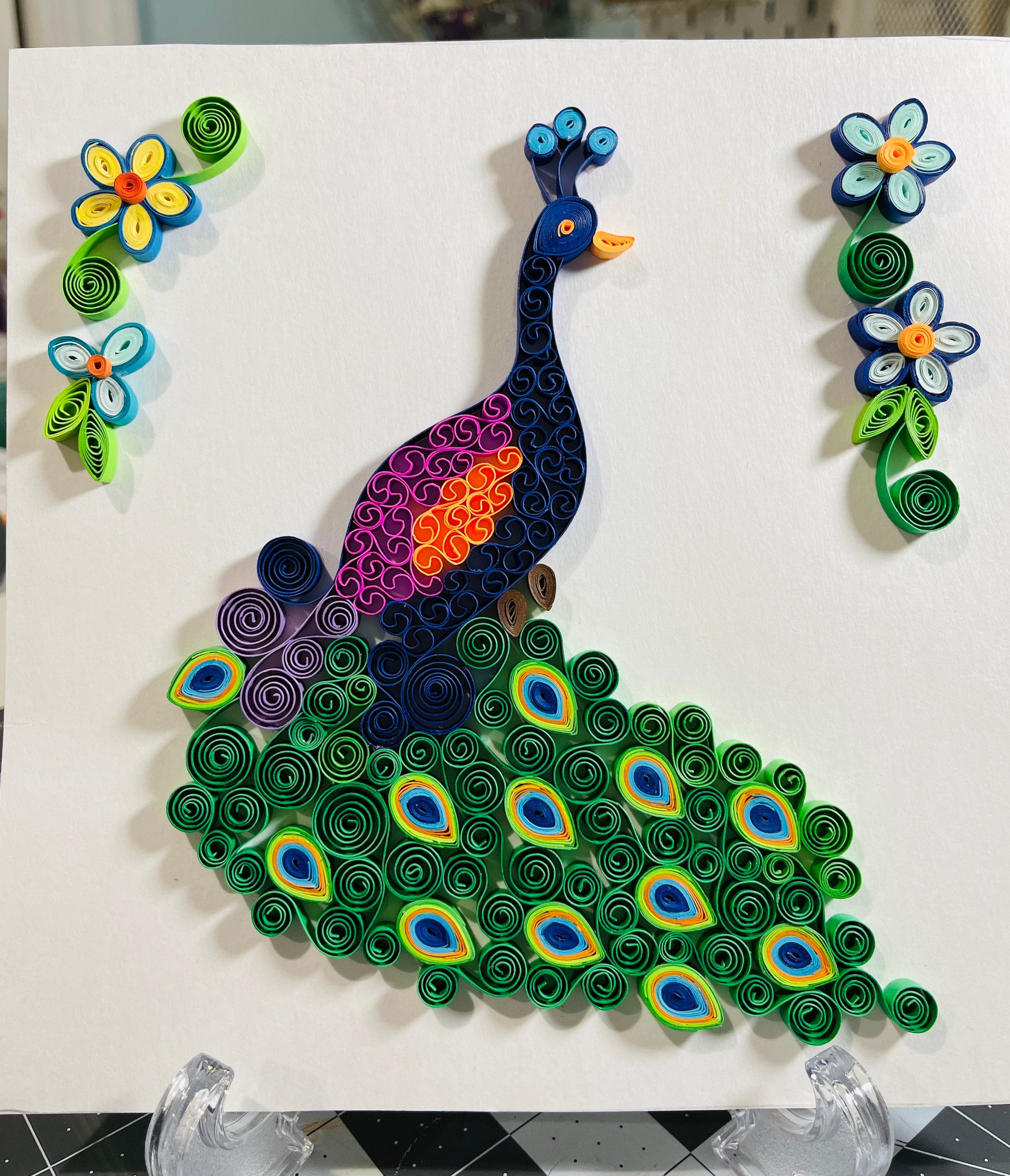 Peacock Paper Quilling - Etsy